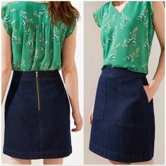 LOFT Dresses & Skirts - Loft denim skirt.